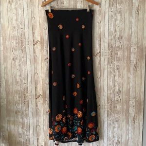 Lularoe Flower Print Skirt